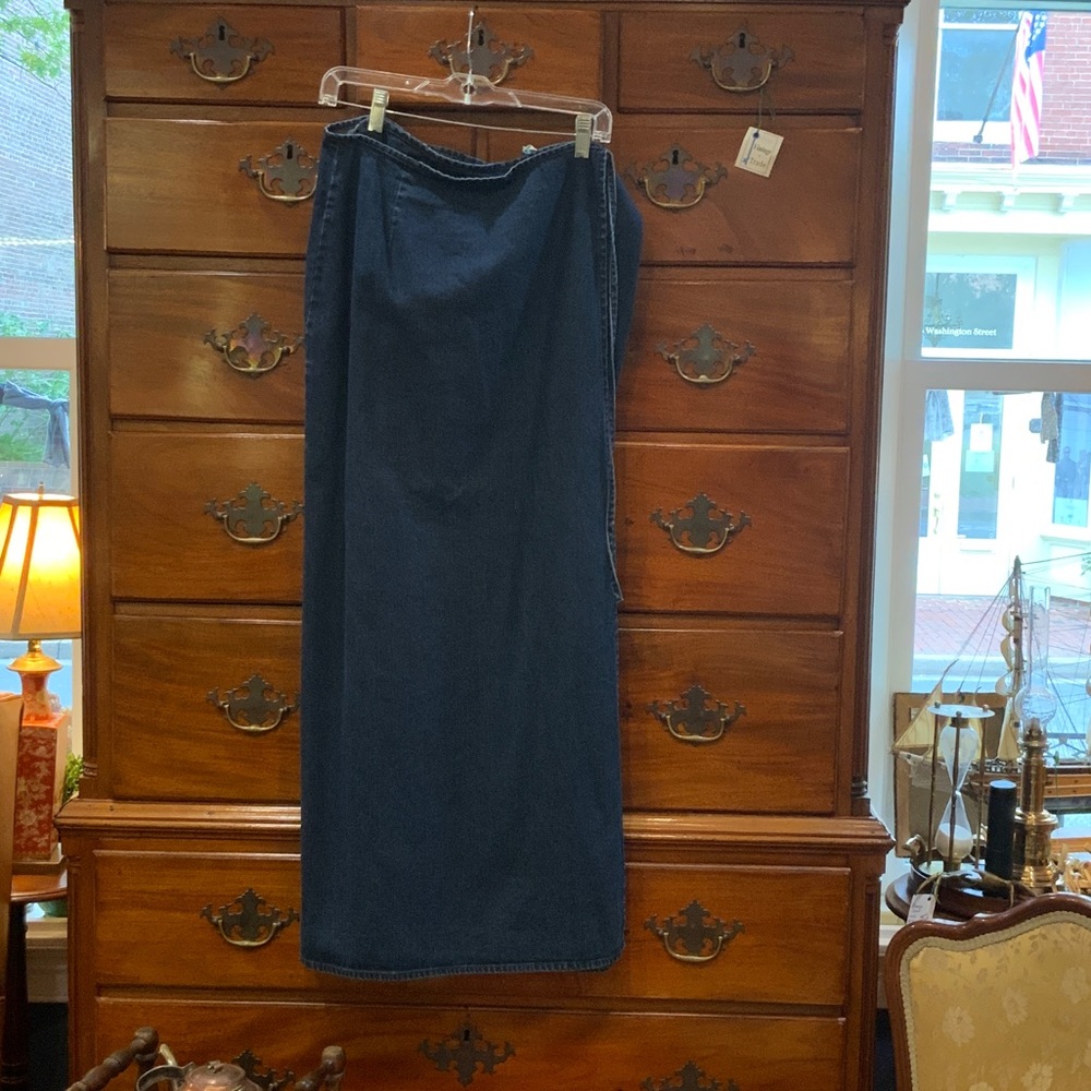 Eddie Bauer Dark Blue Maxi Skirt